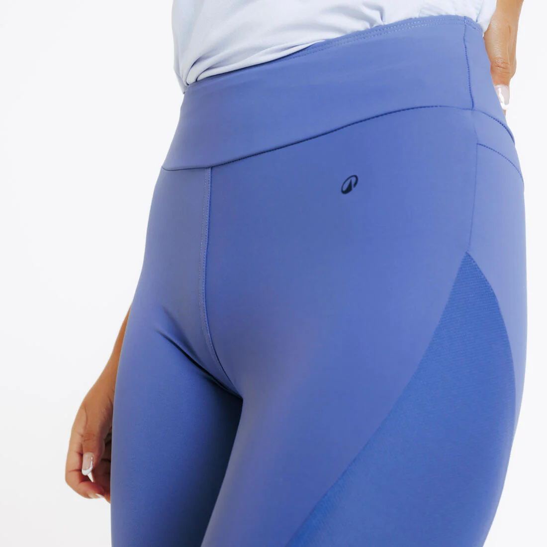 Women's Lightweight Full Grip Horse Riding Summer Leggings - Comet Blue - Image 3