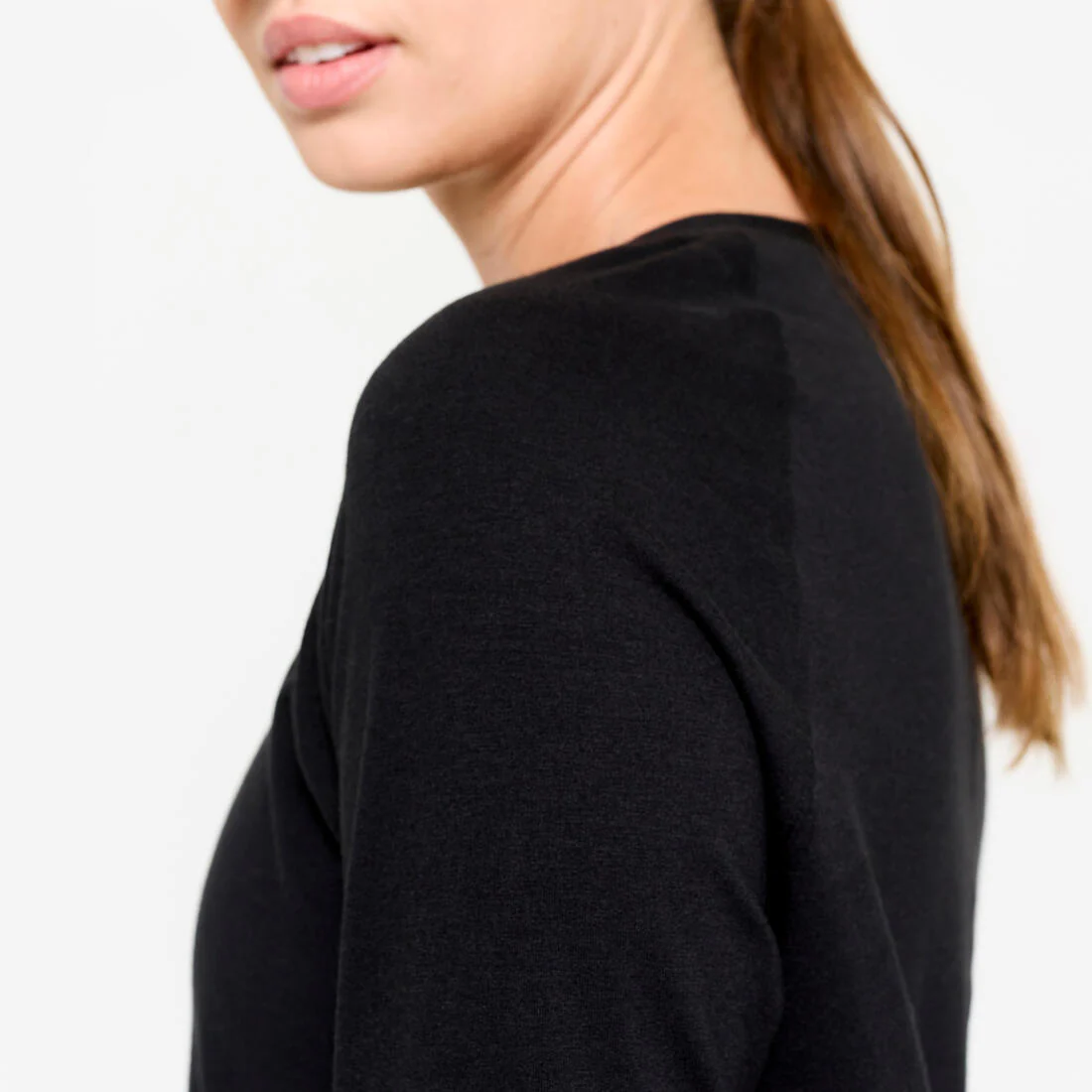 Women's Long-Sleeved Cotton T-Shirt - Image 5