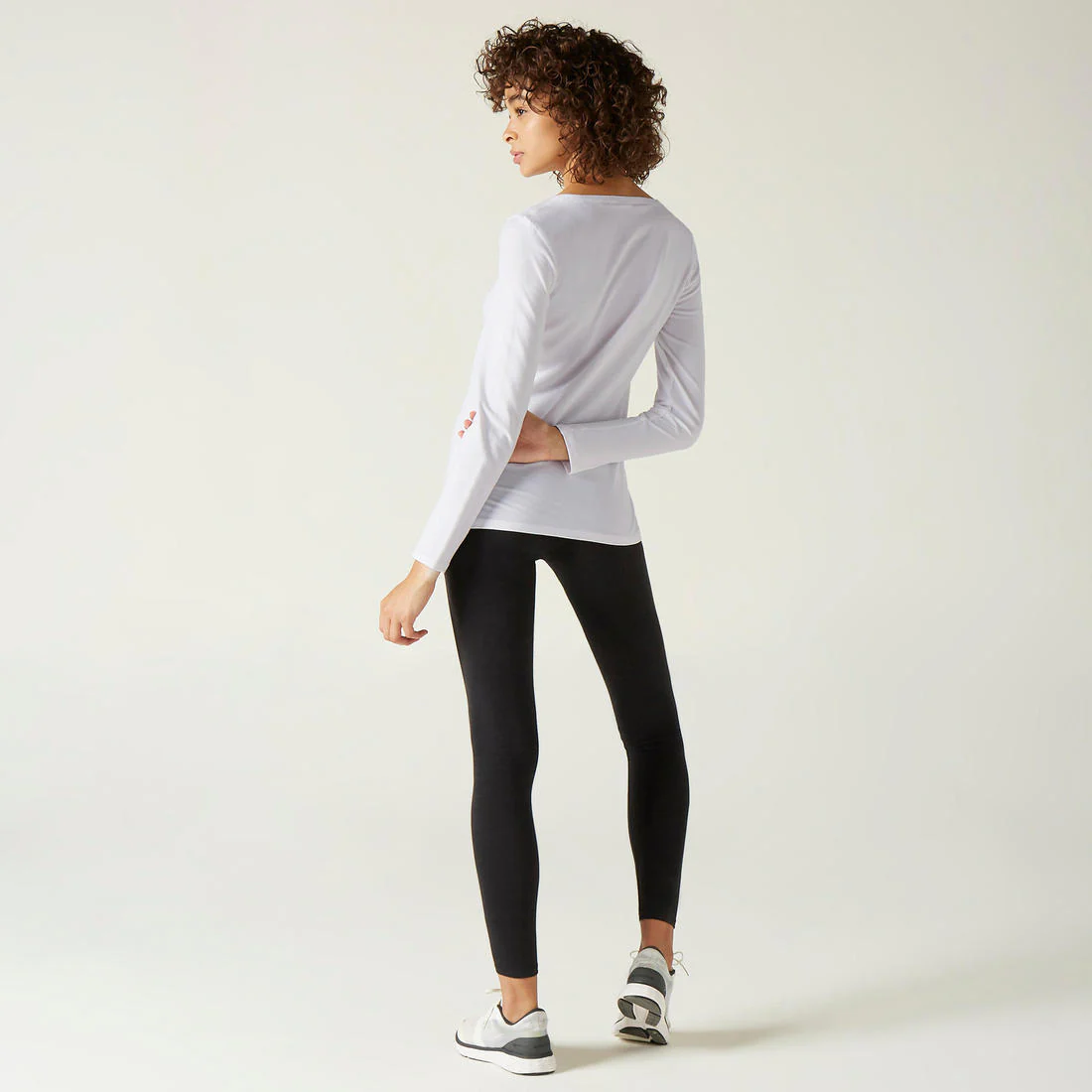 Women's Long-Sleeved Fitness T-Shirt 100 - Glacier - Image 6