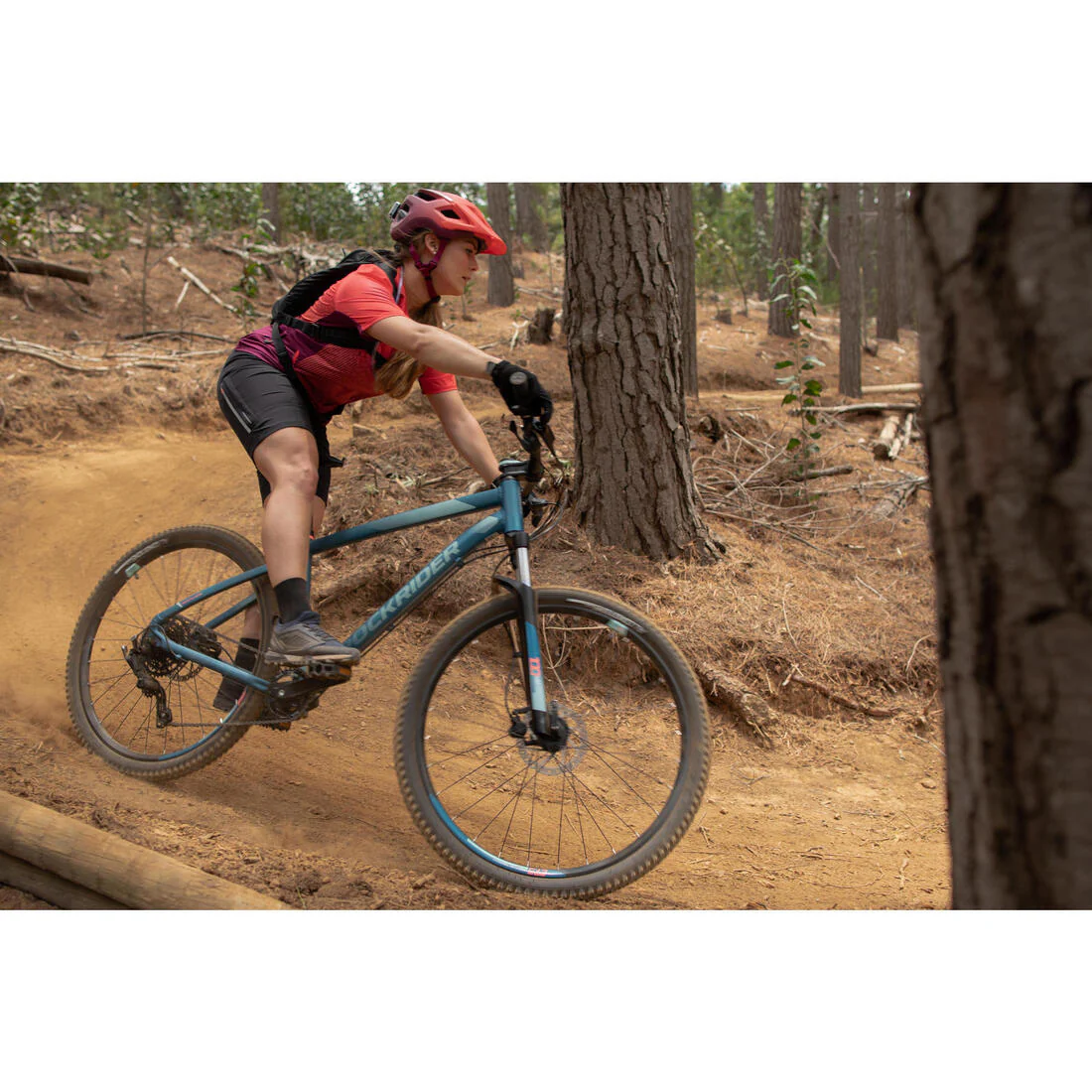 Women's Mountain Biking Shorts Expl 700 - Black - Image 12