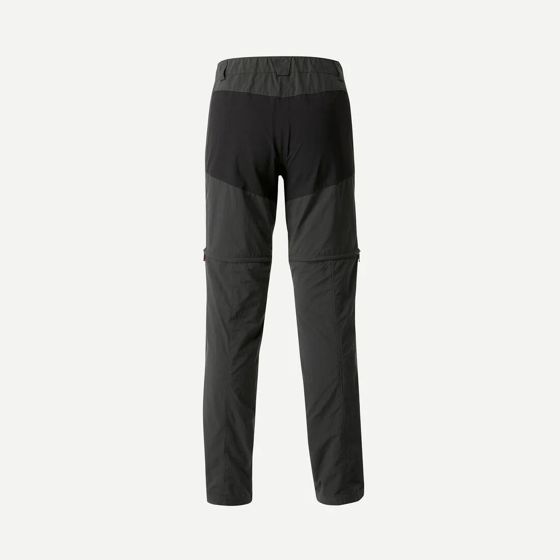 Women's Mountain Trekking 2-in-1 Zip-Off Trousers MT100 - grey - Image 3
