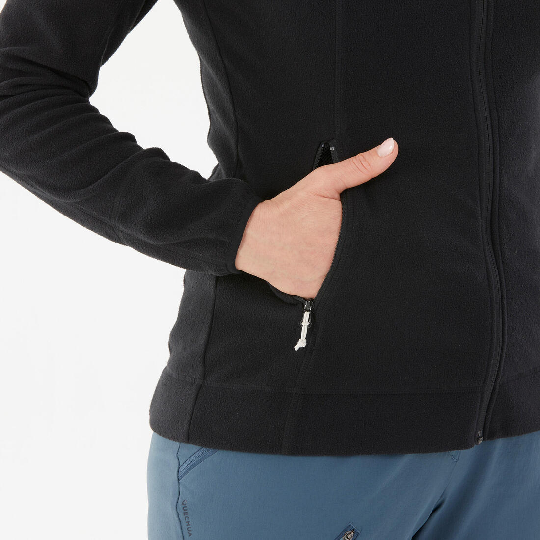 Women’s Mountain Walking Full-zip Fleece MH100 - Image 10
