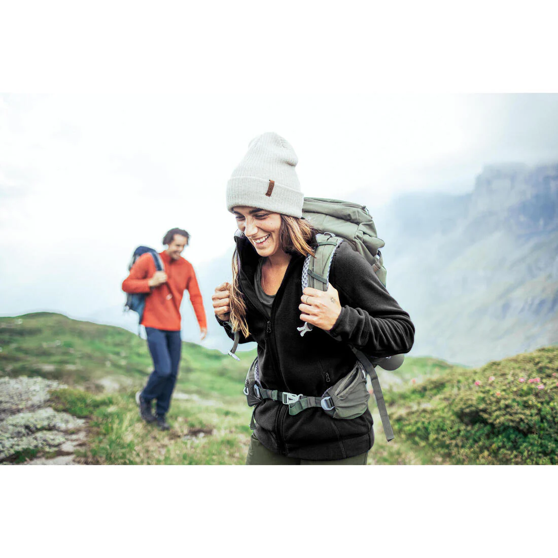 Women’s Mountain Walking Full-zip Fleece MH100 - Image 21