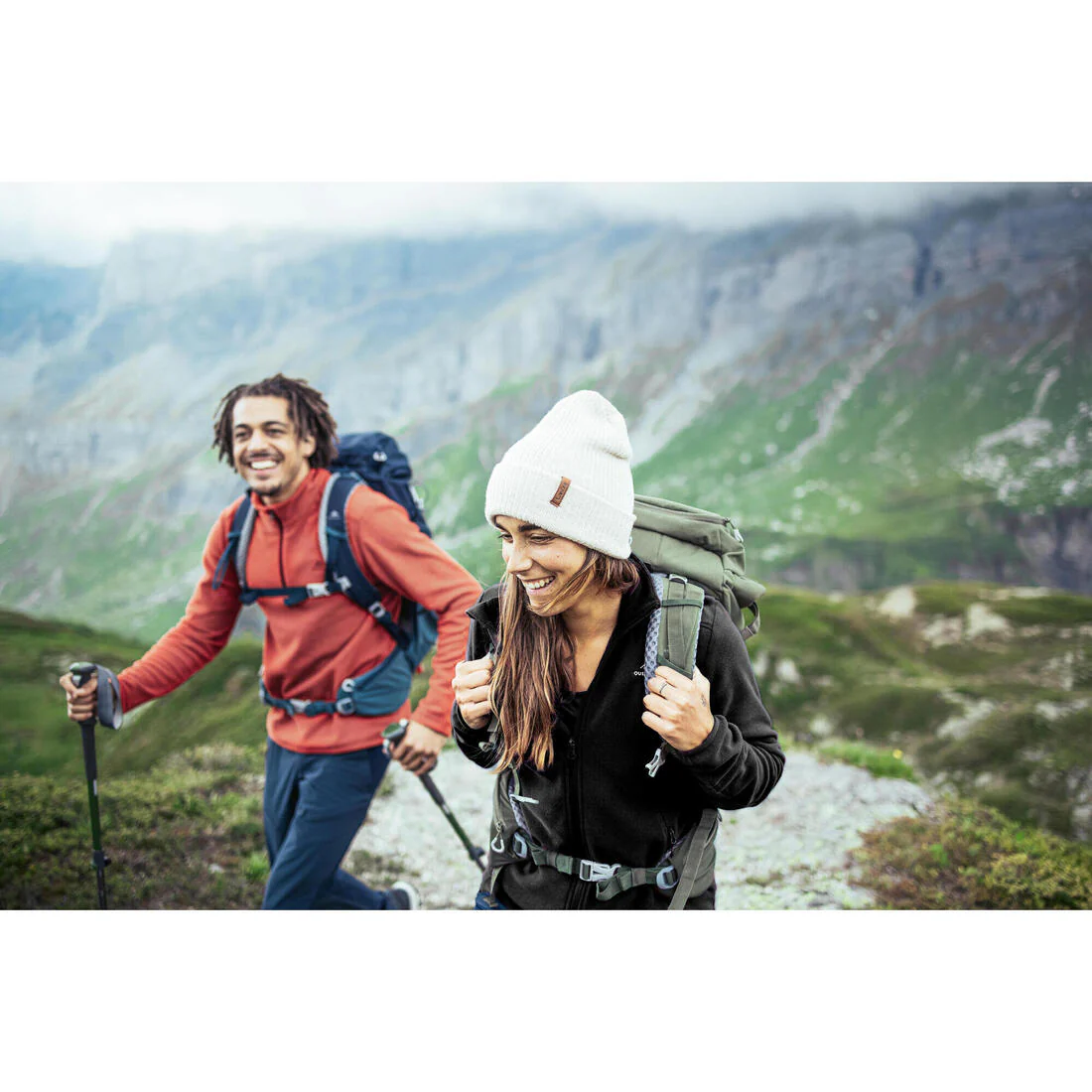 Women’s Mountain Walking Full-zip Fleece MH100 - Image 26