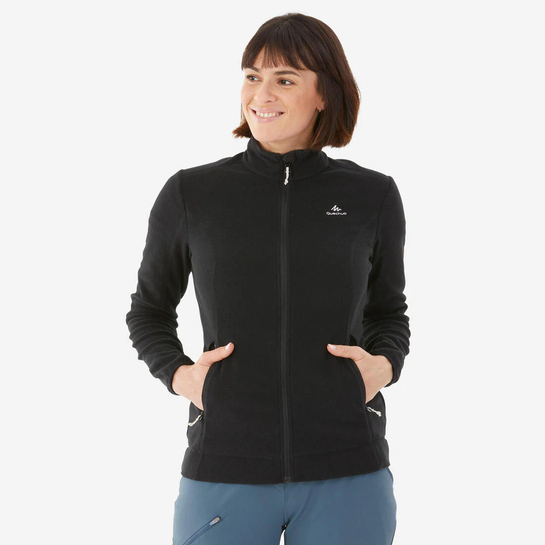 Women’s Mountain Walking Full-zip Fleece MH100 - Image 3