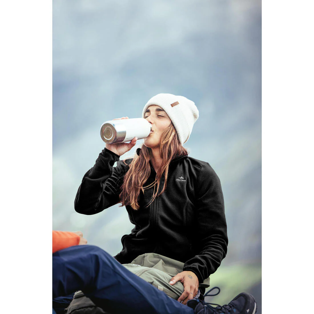 Women’s Mountain Walking Full-zip Fleece MH100 - Image 4