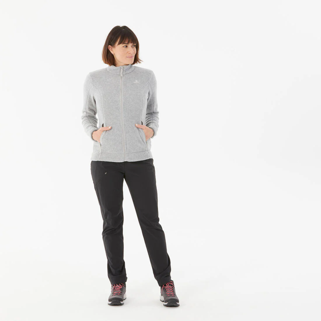 Women’s Mountain Walking Full-zip Fleece MH100 - Image 5