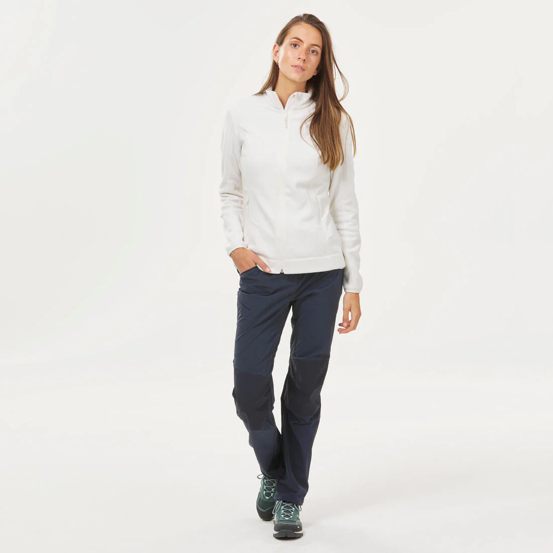Women’s Mountain Walking Full-zip Fleece MH100 - Image 6