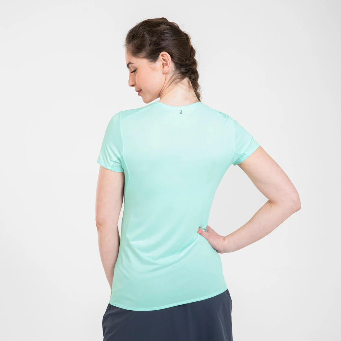 Women’s Mountain Walking Short-Sleeved T-Shirt MH100 - Image 7