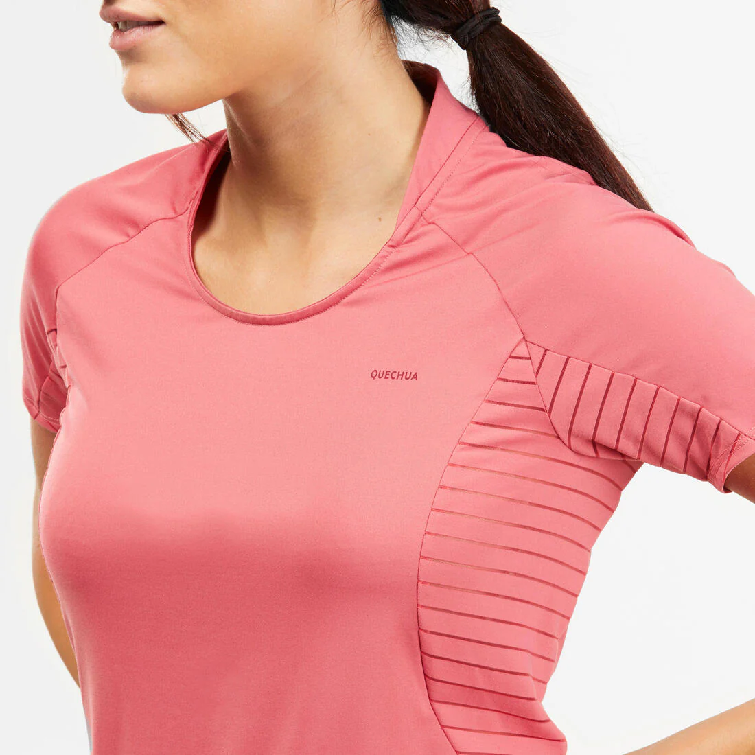 Women's Mountain Walking Short-Sleeved T-Shirt MH500 - Image 15