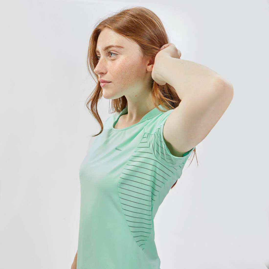 Women's Mountain Walking Short-Sleeved T-Shirt MH500 - Image 16