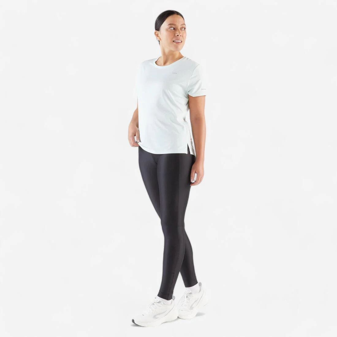 Women's Running Leggings - Kiprun Run 100 Black - Image 3