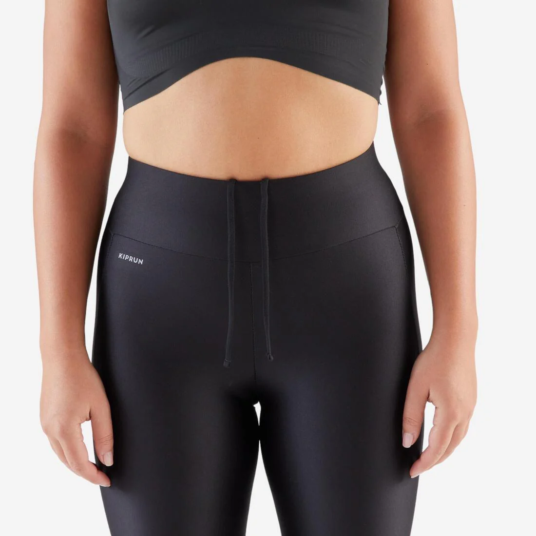 Women's Running Leggings - Kiprun Run 100 Black - Image 4