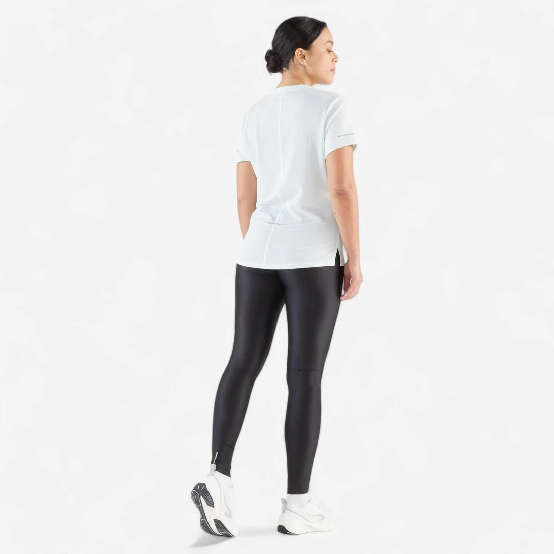 Women's Running Leggings - Kiprun Run 100 Black - Image 6