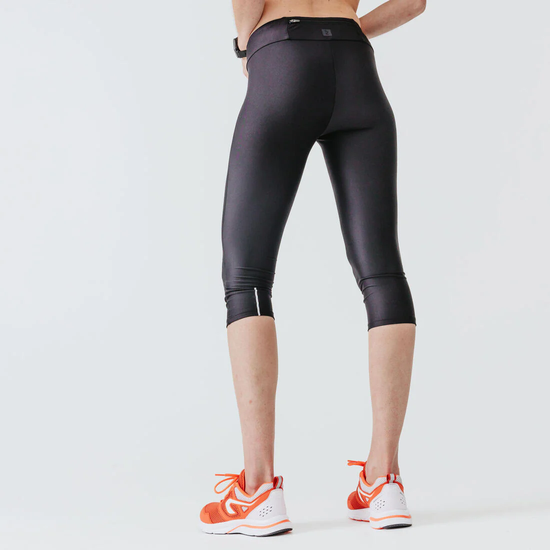 Women's Running Short Leggings - Kiprun Run 100 Black - Image 2