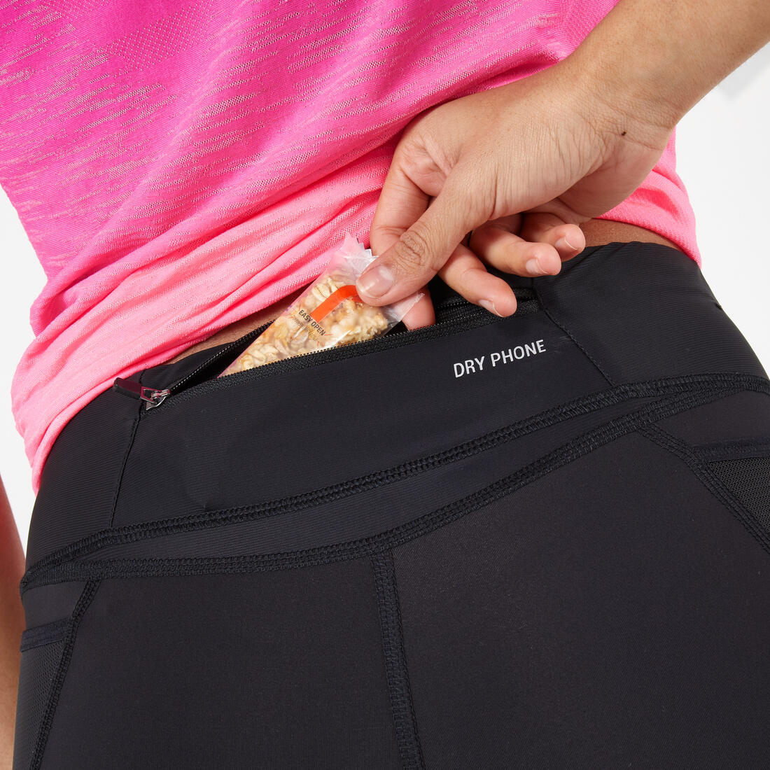 WOMEN'S RUNNING TIGHTS WITH KIPRUN SUPPORT - BLACK - Image 6