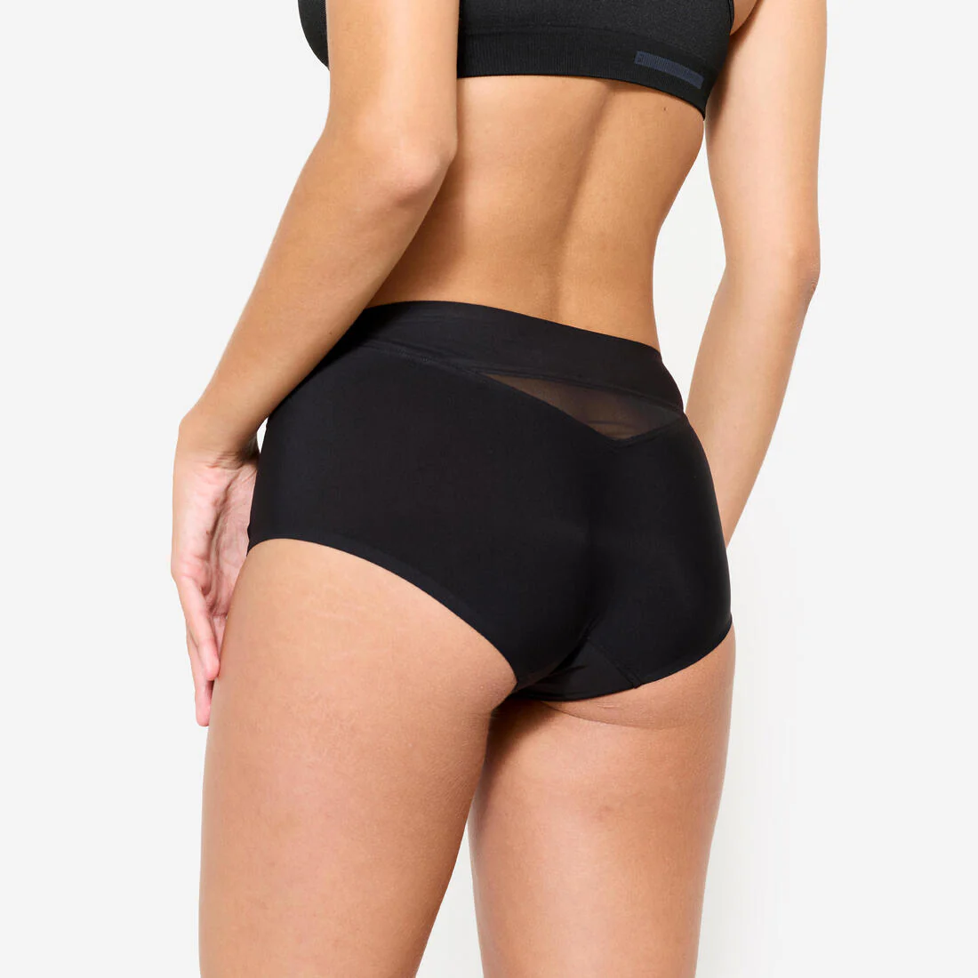 Women's Second Skin Boxers - Black - Image 3