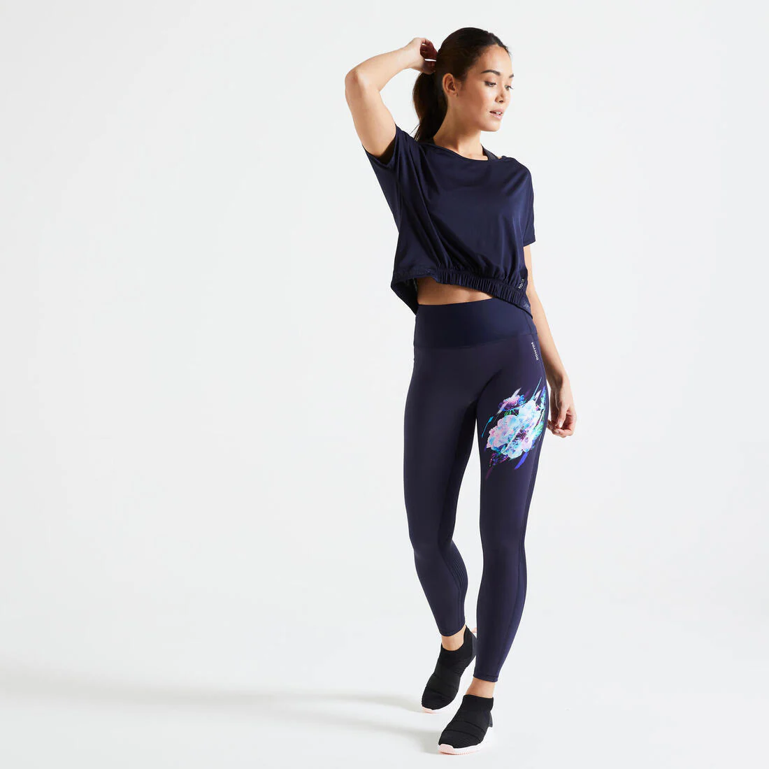 Women's shaping fitness cardio high-waisted leggings - Image 11