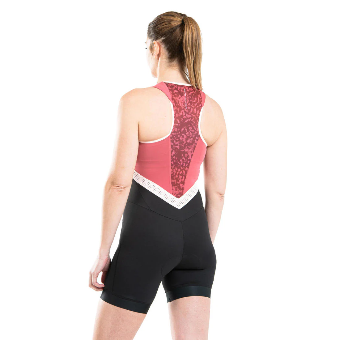 Women's Short-Distance SD Triathlon Trisuit - raspberry pink - Image 3
