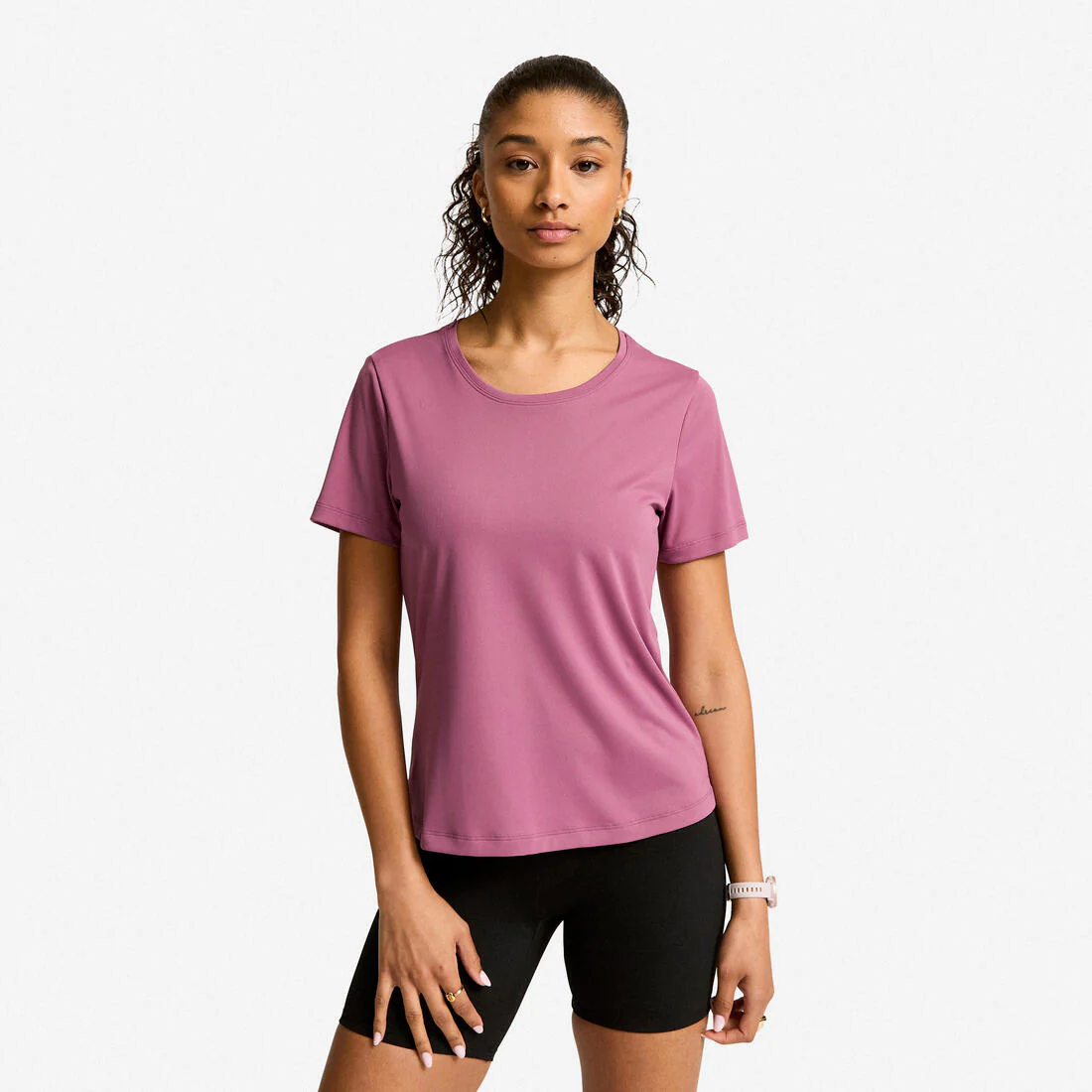 Women's Short-Sleeved Fitness T-Shirt - Image 3