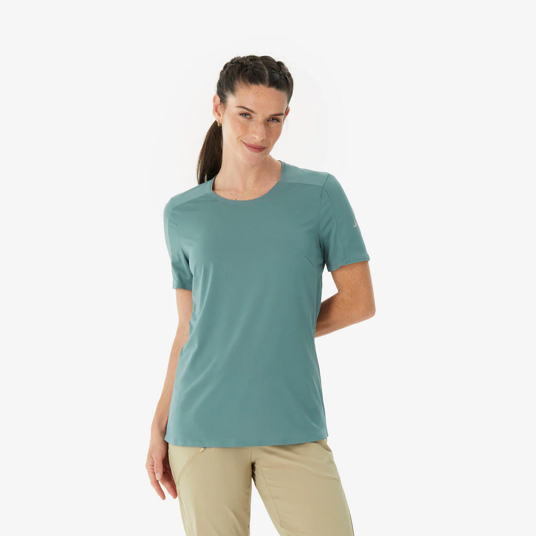 Women’s short-sleeved hiking T-shirt, MH500 - Image 13