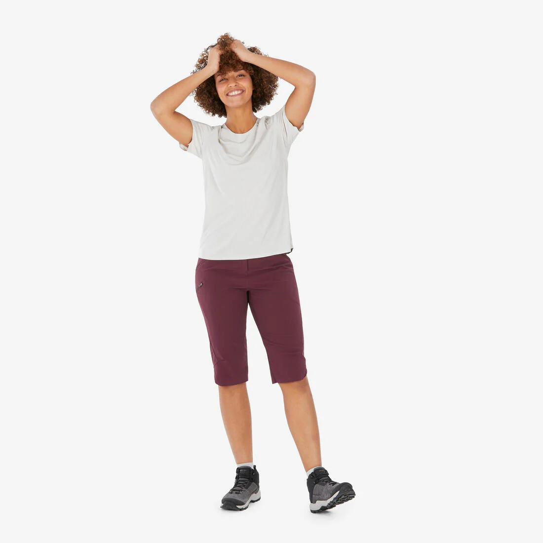 Women’s short-sleeved hiking T-shirt, MH500 - Image 16