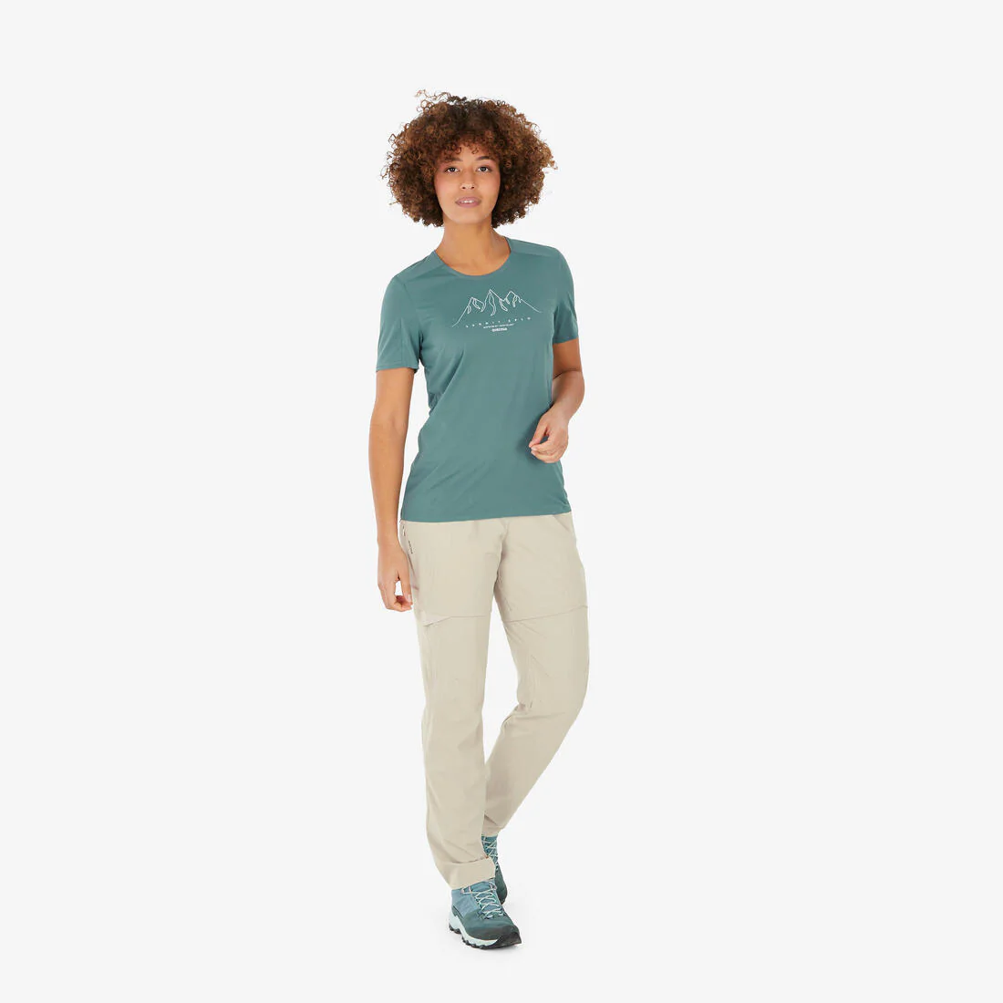 Women’s short-sleeved hiking T-shirt, MH500 - Image 17