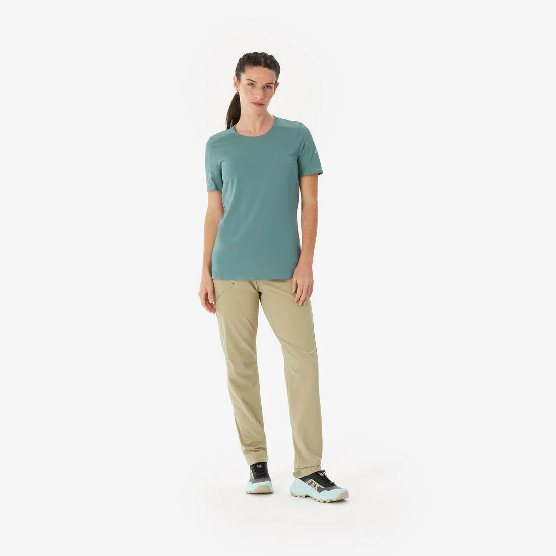 Women’s short-sleeved hiking T-shirt, MH500 - Image 5
