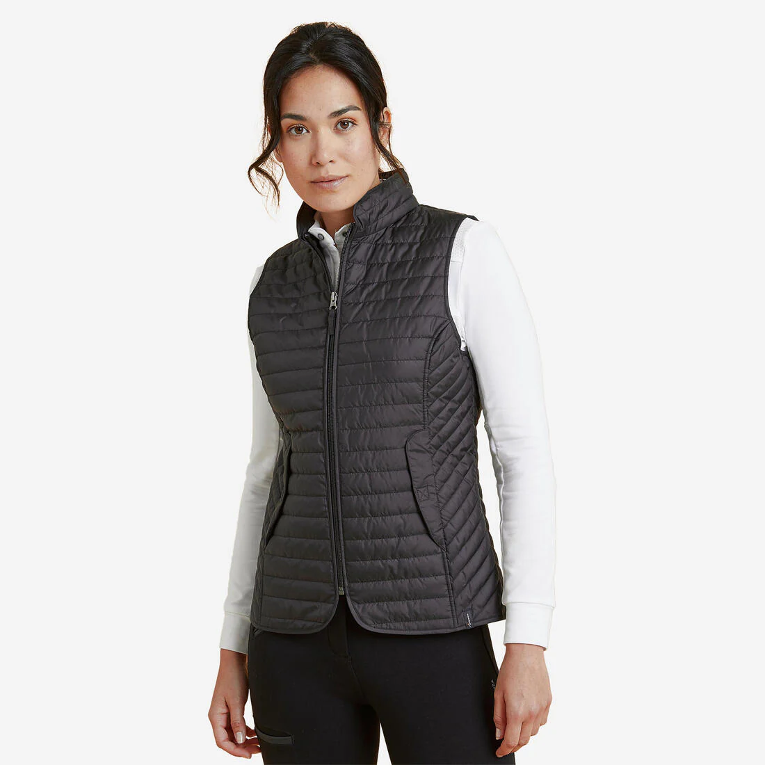 Women's Sleeveless Horse Riding Down Jacket 100 - Image 2