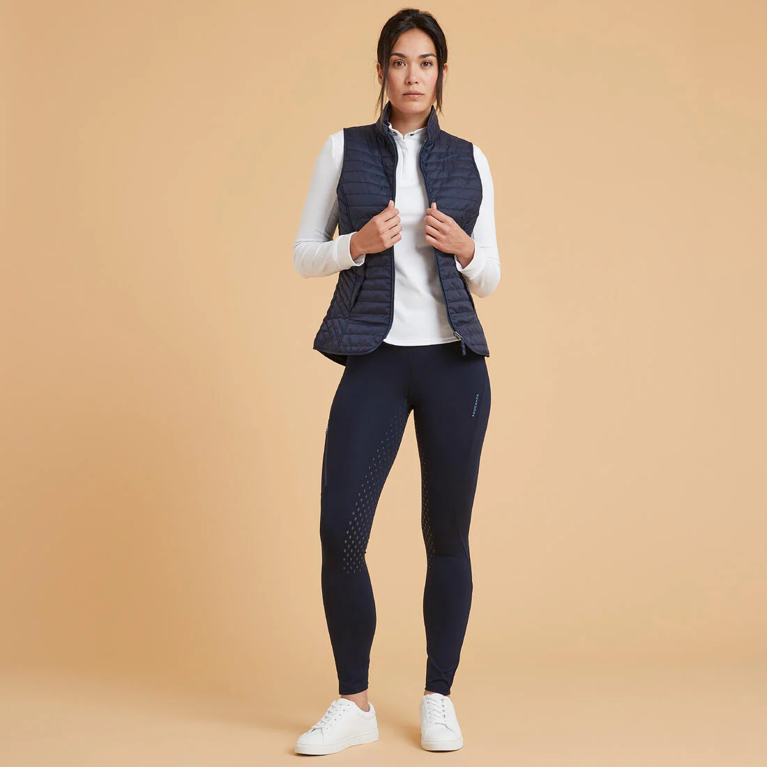 Women's Sleeveless Horse Riding Down Jacket 100 - Image 3