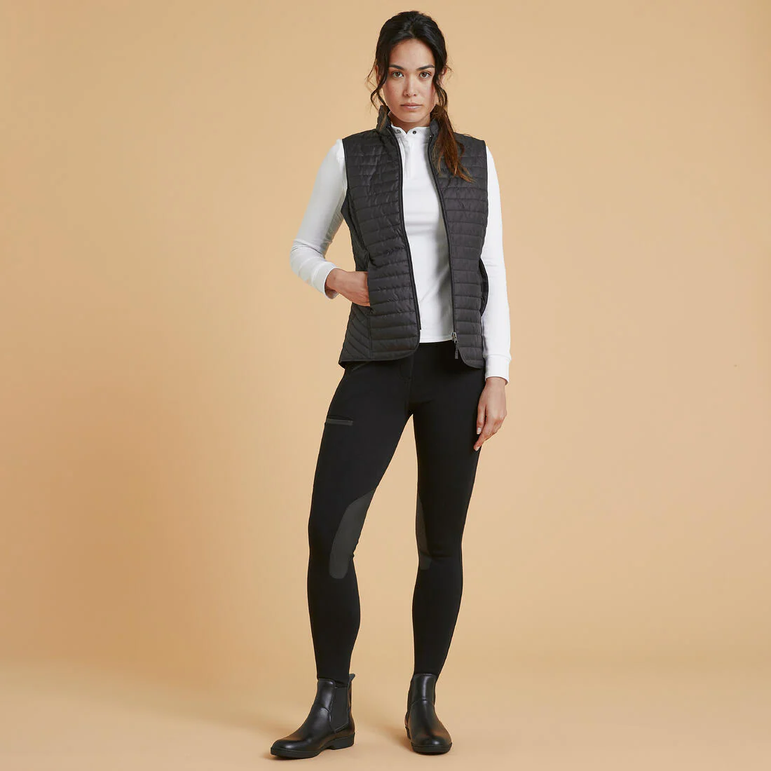 Women's Sleeveless Horse Riding Down Jacket 100 - Image 6