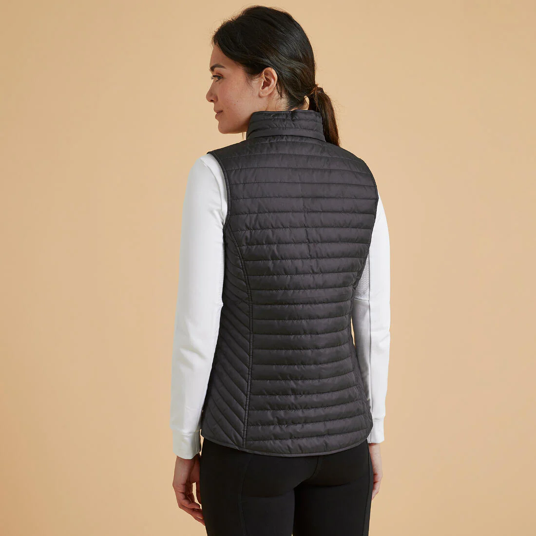 Women's Sleeveless Horse Riding Down Jacket 100 - Image 7