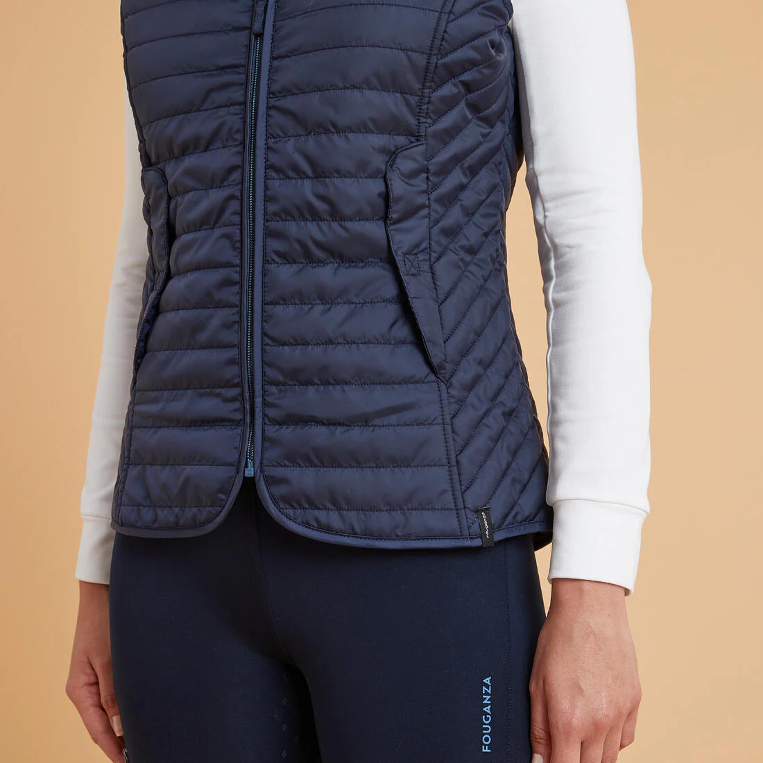 Women's Sleeveless Horse Riding Down Jacket 100 - Image 8
