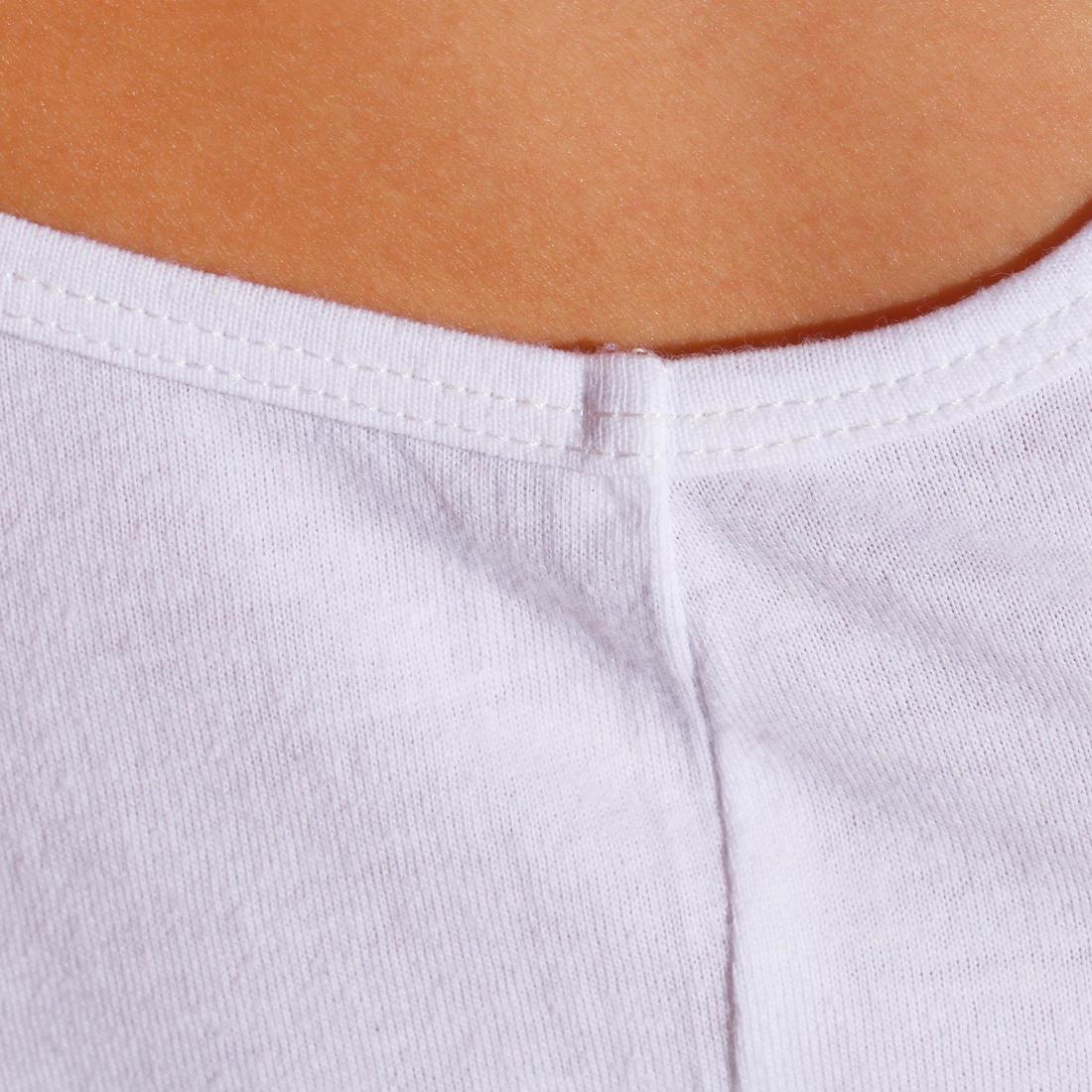 Women's Straight-Cut Crew Neck Cotton Fitness Tank Top 100 - Icy - Image 15
