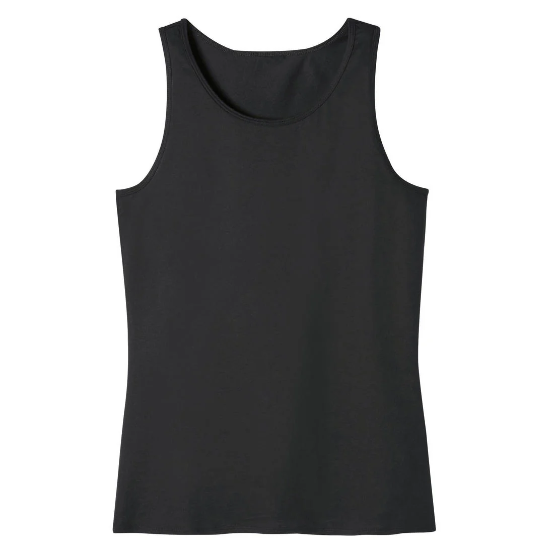 Women's Straight-Cut Crew Neck Cotton Fitness Tank Top 100 - Icy - Image 9