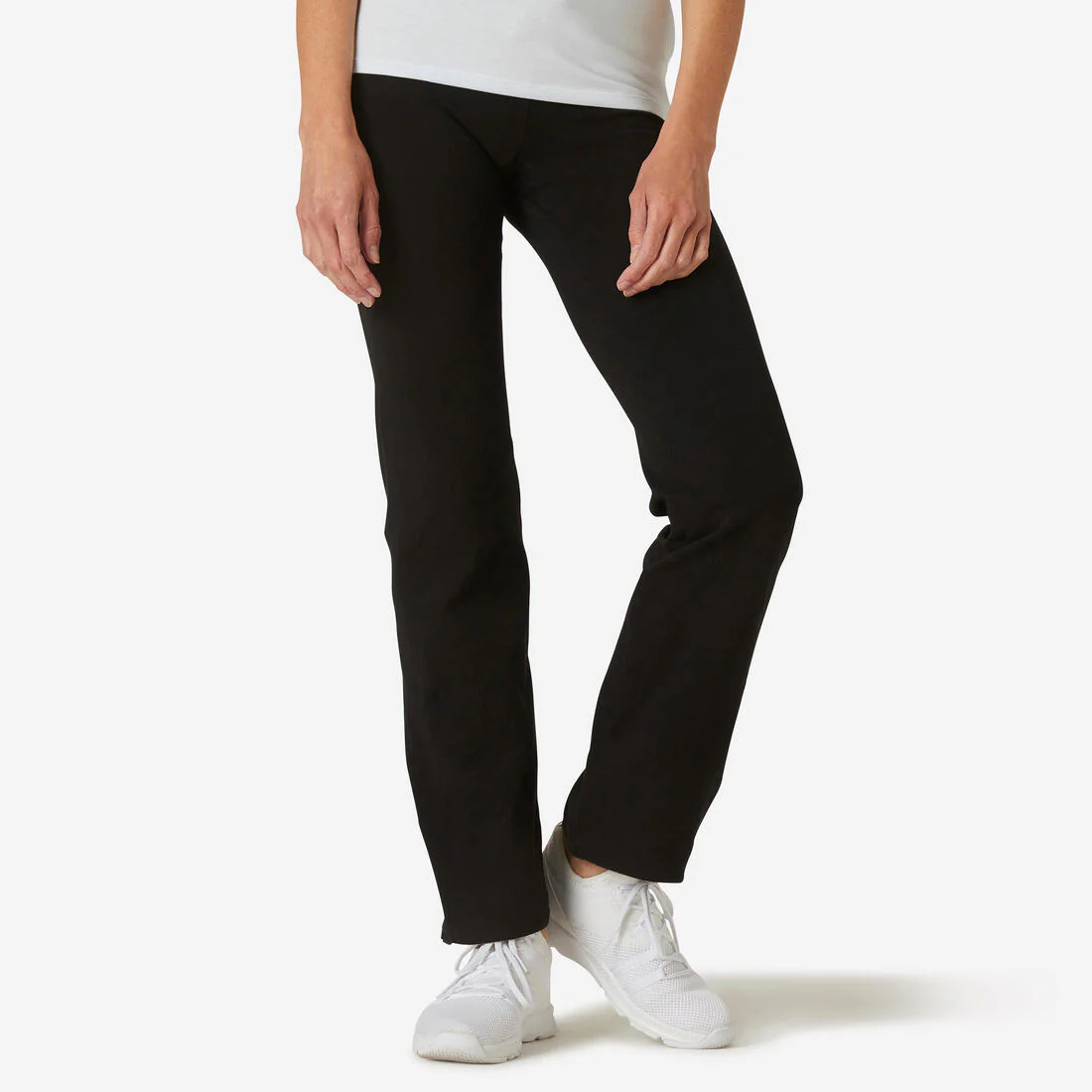 Women's Straight-Cut Fitness Leggings Fit+ 500 - Image 2