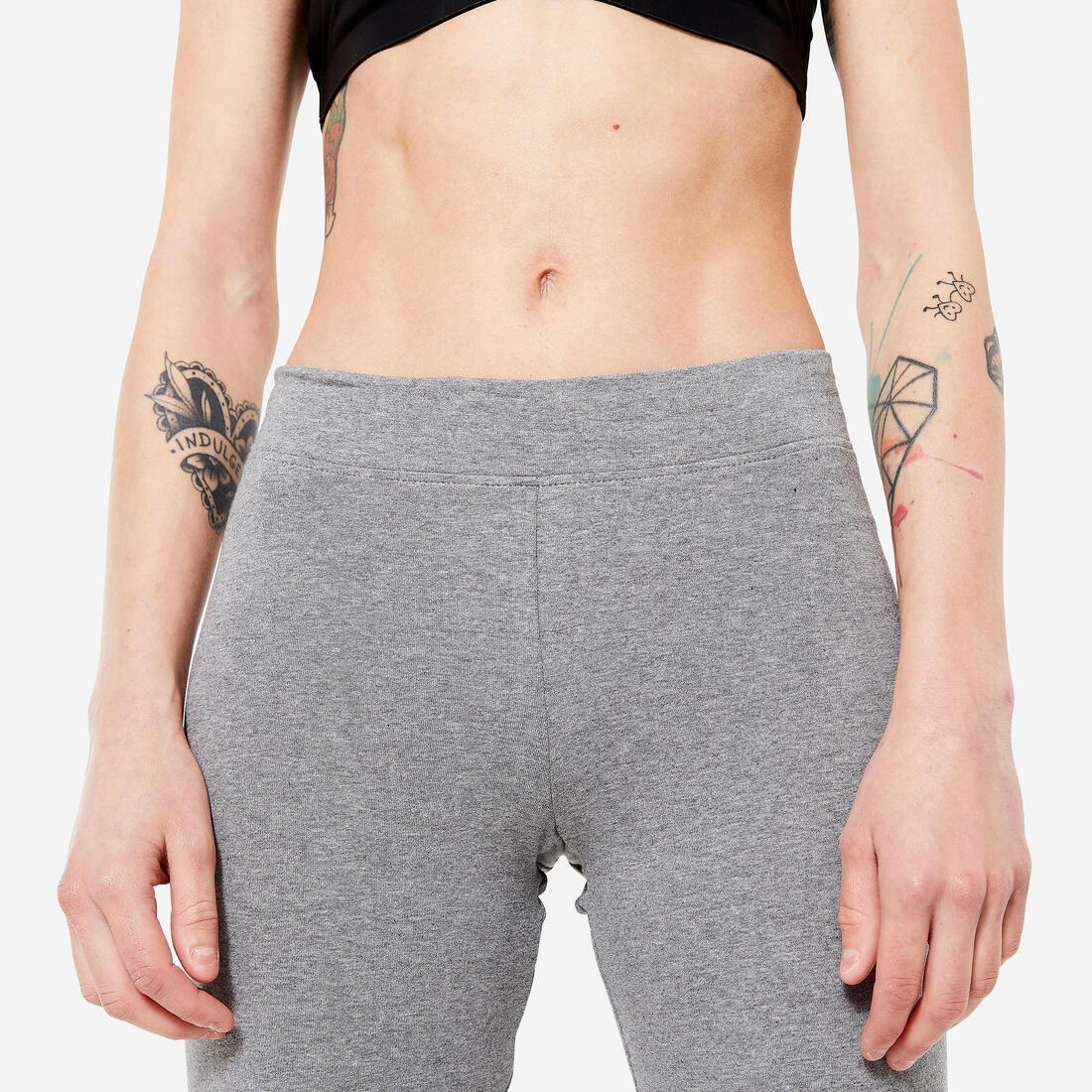 Women's Straight-Cut Fitness Leggings Fit+ 500 - Image 5