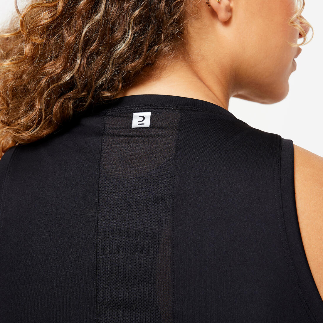 Women's Straight-Cut Fitness Tank Top - Smoky - Image 3