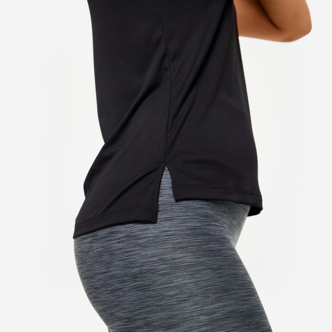 Women's Straight-Cut Fitness Tank Top - Smoky - Image 6