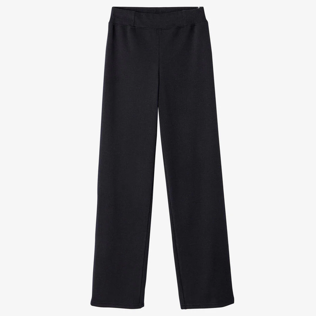 Women's Straight-Fit Fitness Jogging Bottoms 120 - Black - Image 5
