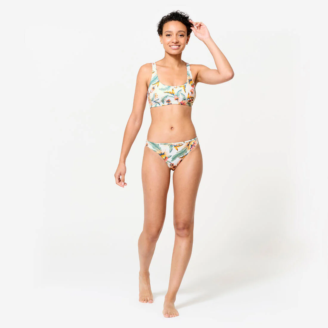 Women’s surfing bikini bottoms floral briefs - Nina multicoloured - Image 2