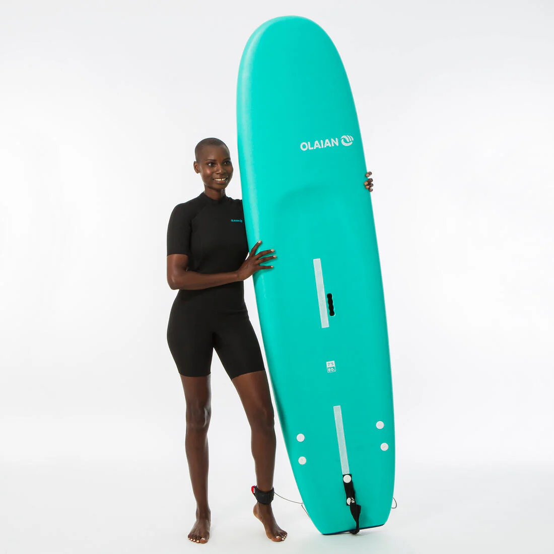 Women’s Surfing Shorty Wetsuit 100 Neoprene 1,5 mm - Image 13