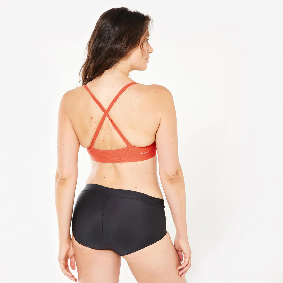 Women’s swimming shorty briefs swimsuit bottoms - Lola black - Image 3