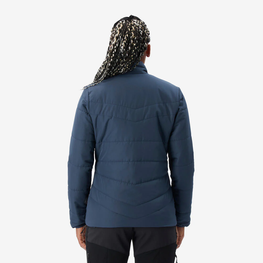Women’s synthetic trekking down jacket MT50 5°C - Blue - Image 12