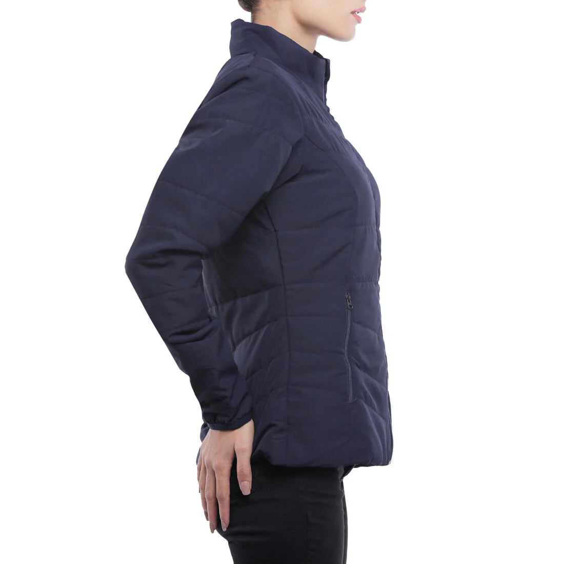 Women’s synthetic trekking down jacket MT50 5°C - Blue - Image 5