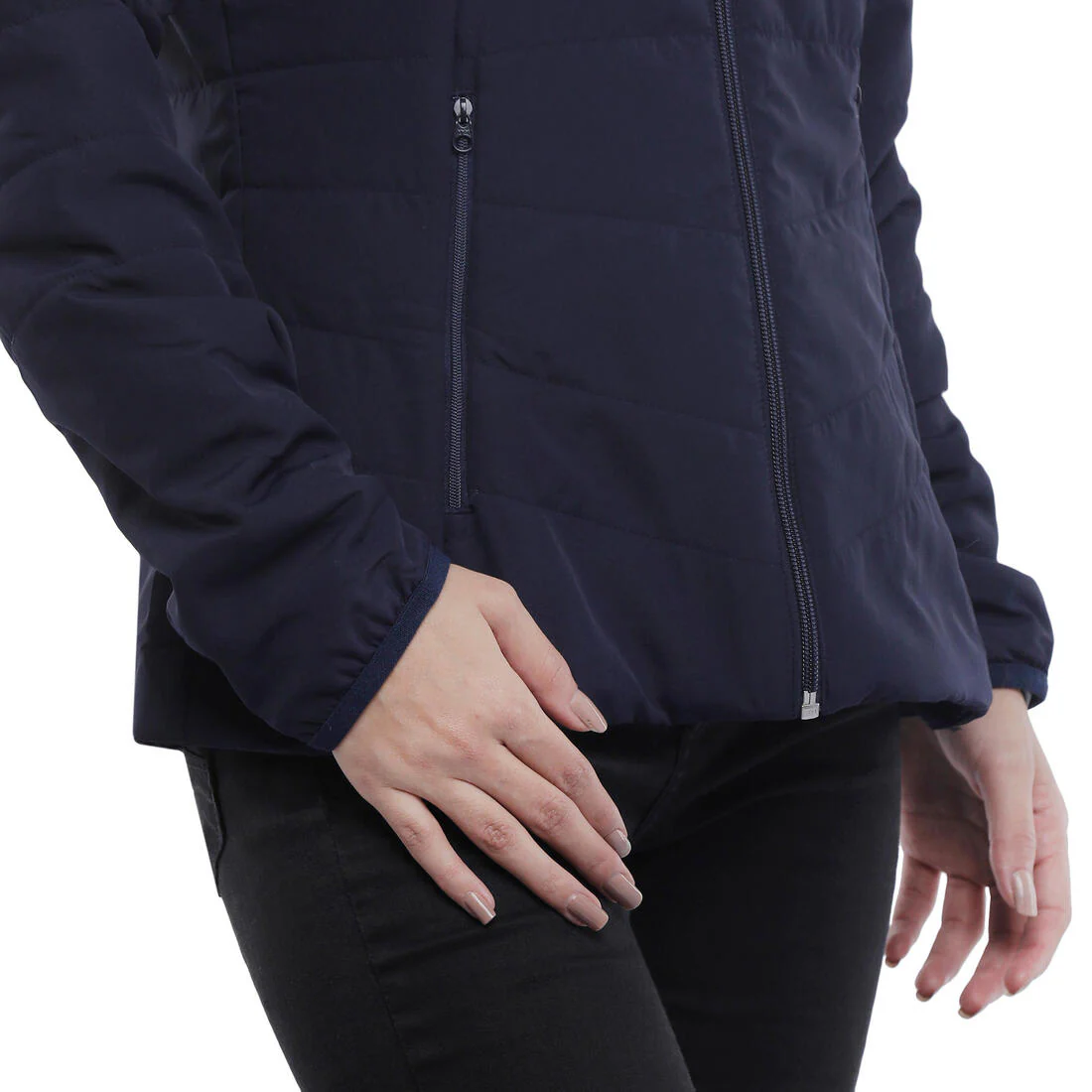 Women’s synthetic trekking down jacket MT50 5°C - Blue - Image 6