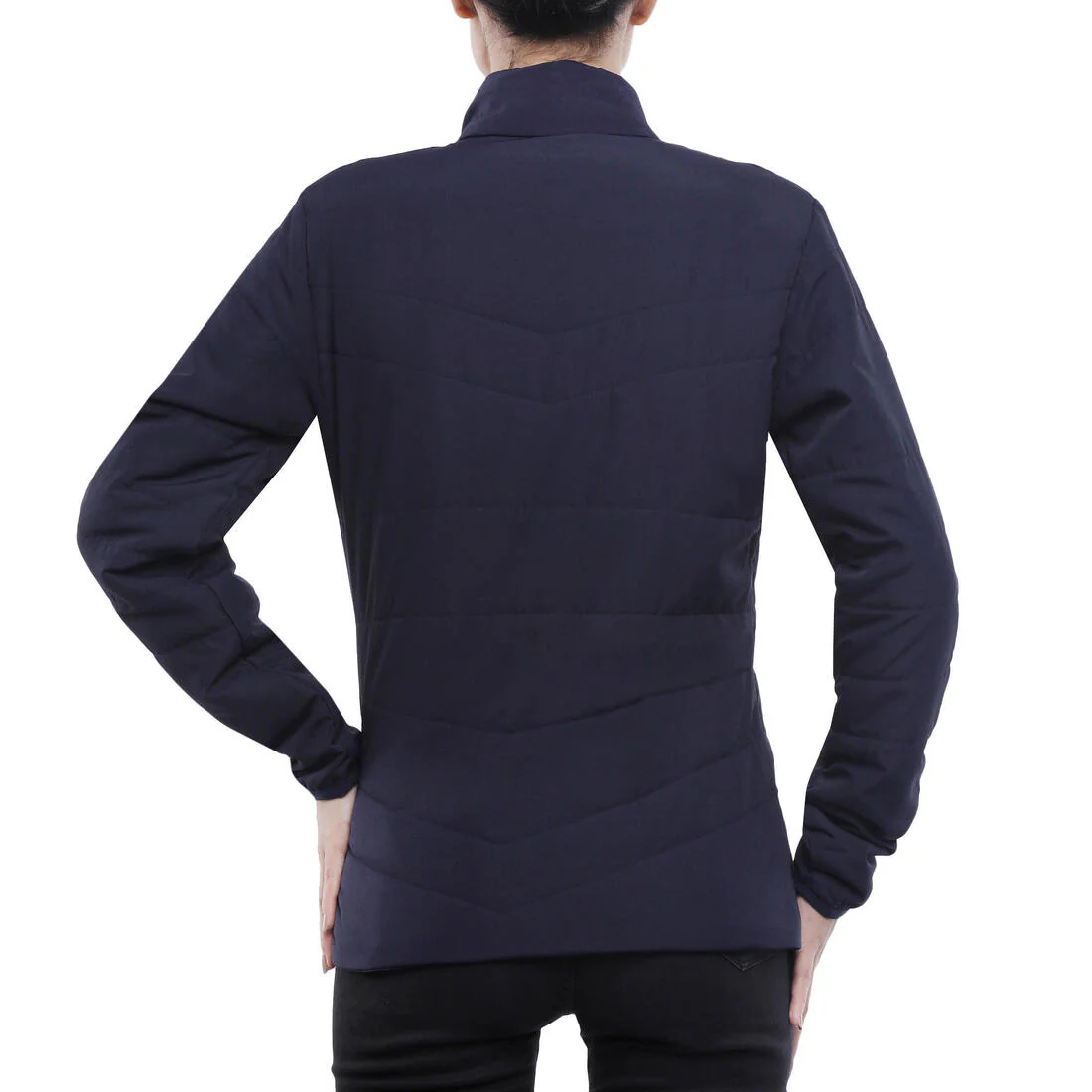 Women’s synthetic trekking down jacket MT50 5°C - Blue - Image 7