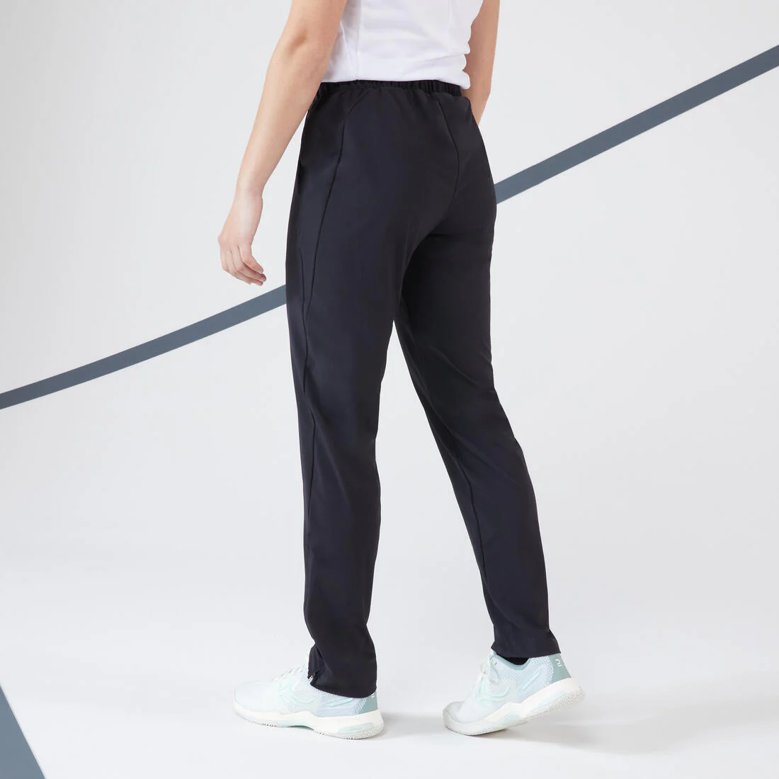 Women's Tennis Lightweight Bottoms Light 500 - Black - Image 6