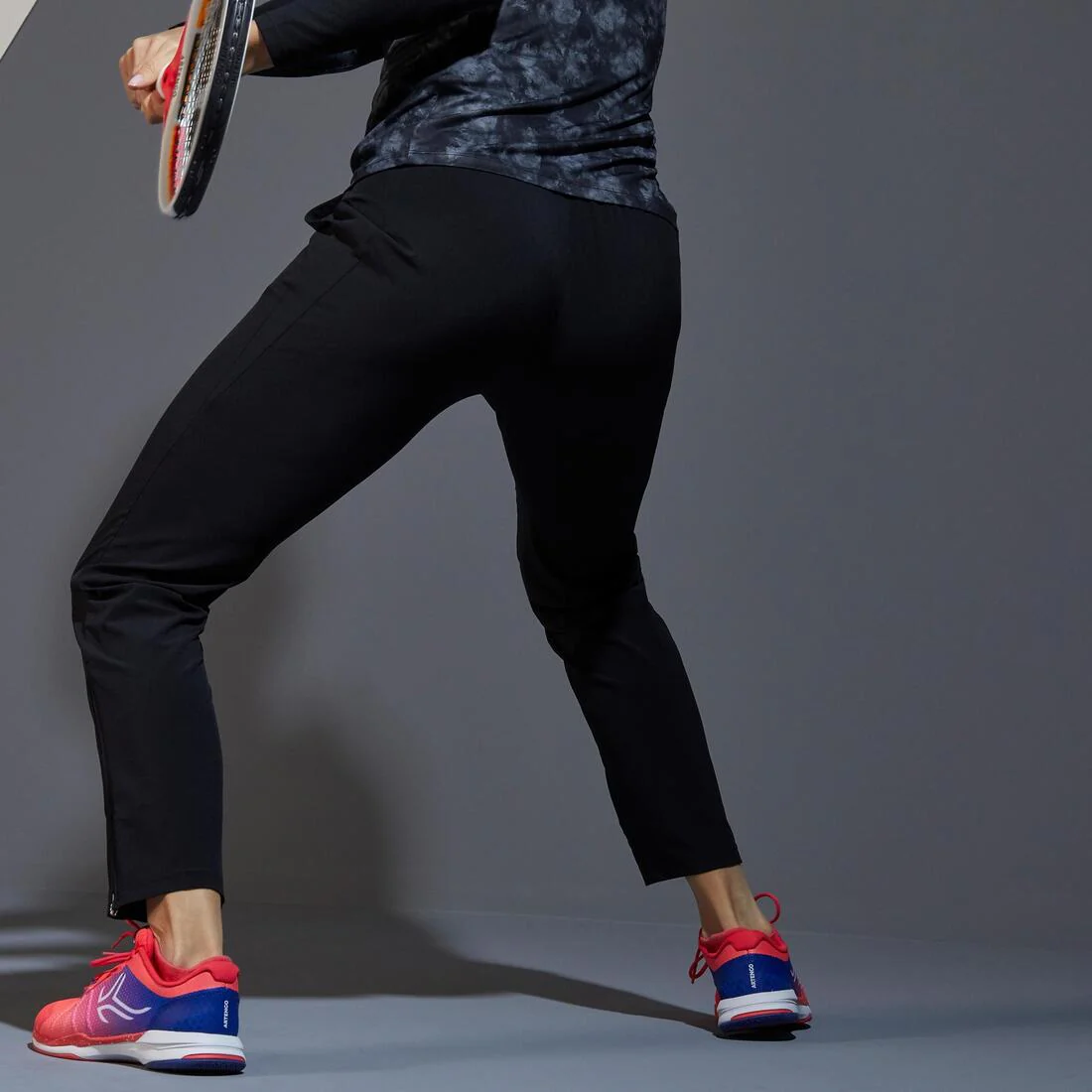 Women's Tennis Lightweight Bottoms Light 500 - Black - Image 7