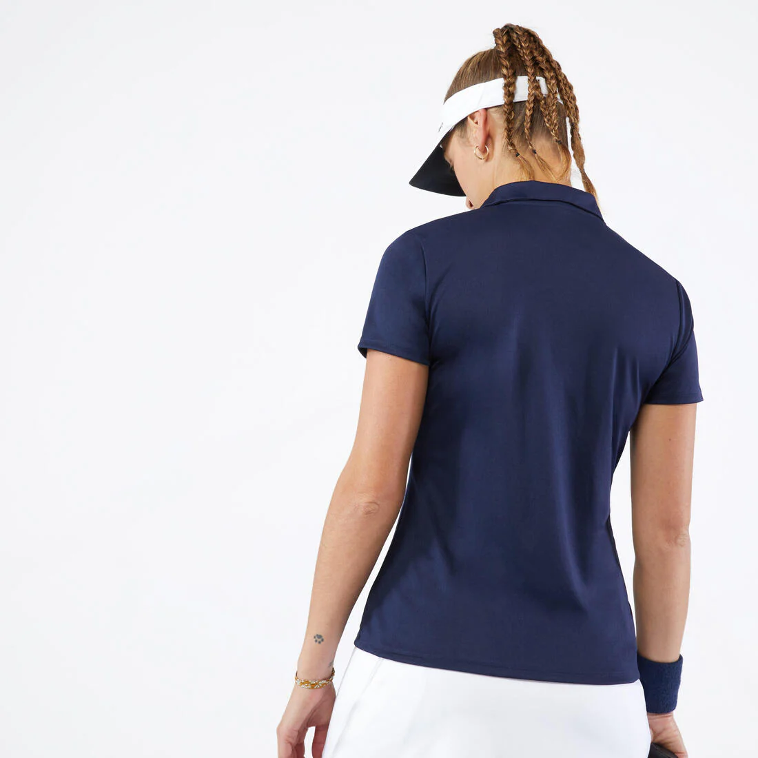 Women's Tennis Quick-Dry Polo Shirt Essential 100 - Image 9